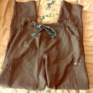 FIGS Light Gray Scrub Bottoms TALL